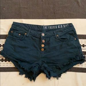 The Frayed Mid Rise Cotton On Shorts